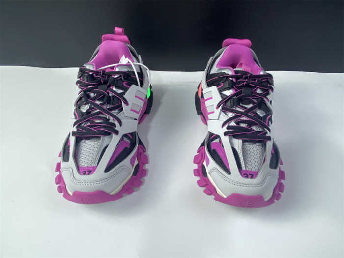 bl track led trainers sneaker black pink 062309