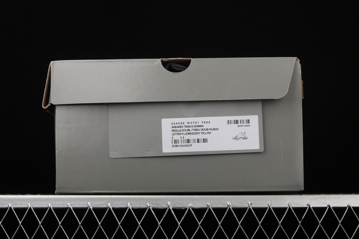 bl triple s black trainers green letters h903p80817