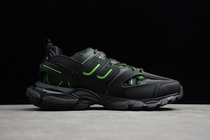 bl tess s. gomma trek low sneakers black green 11607