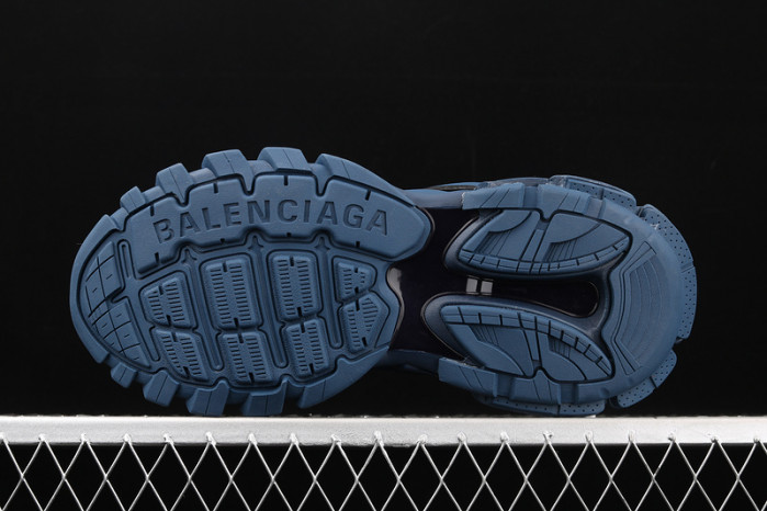 bl track led trainers sneaker dark blue 93005