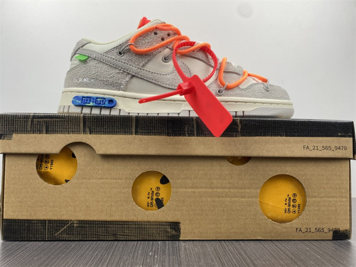 nike dunk low off-white lot 31 dj0950-116