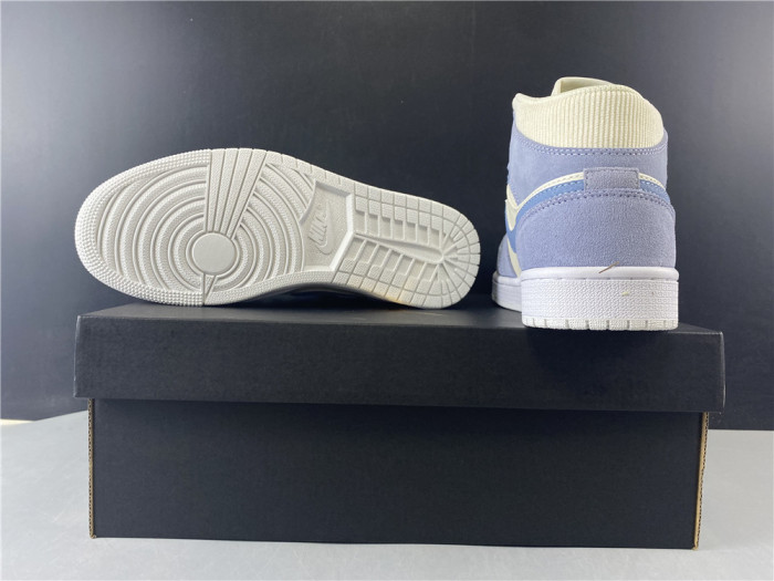 jordan 1 mid mix materials blue tan da4666-100