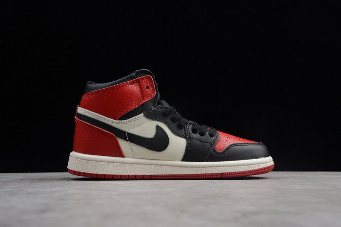 air jordan 1 kids retro high bred toe og 555088-610