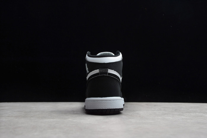 air jordan 1 kids mid white black teal tint bq6931-103