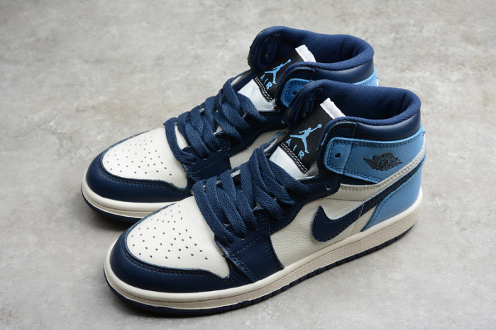 air jordan 1 kids retro high obsidian unc 555088-140