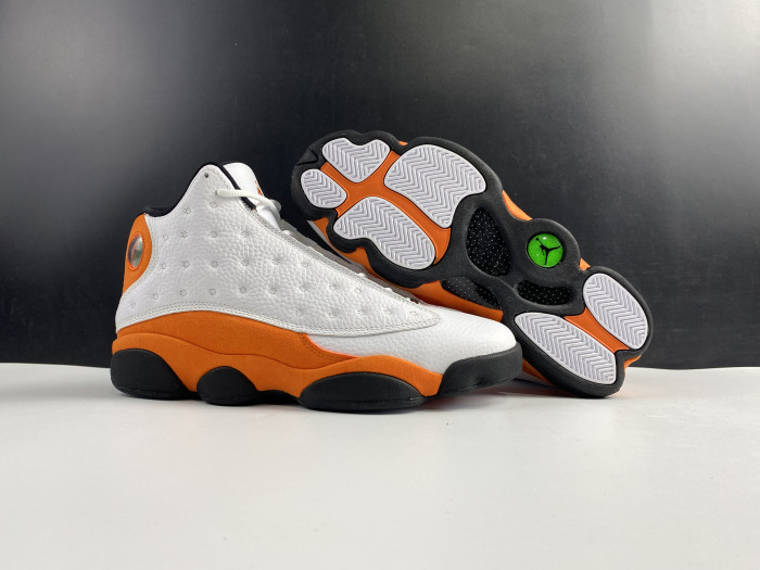 air jordan retro 13 starfish white black 414571-108
