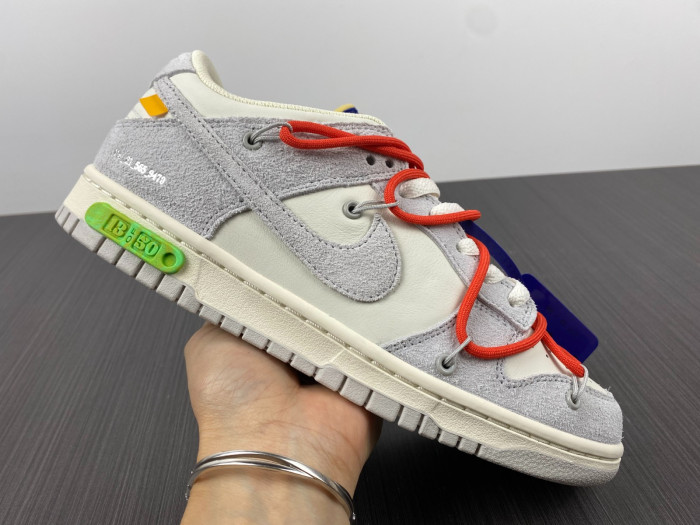 nike dunk low off-white lot 13 of 50 dj0950-110