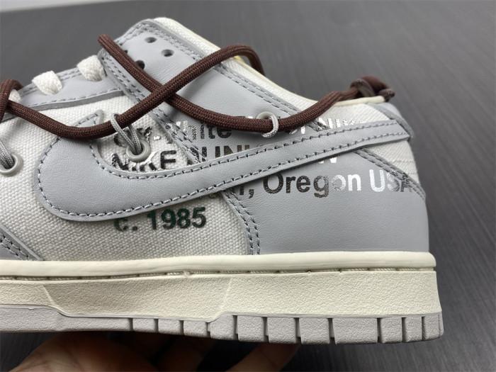 nike dunk low off-white lot 46 dm1602-102