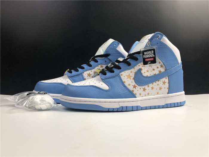 nike dunk high pro sb blue stars 307385-141