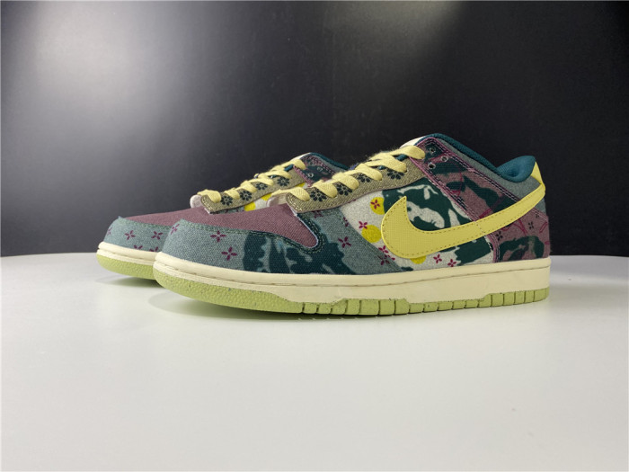 nike dunk low lemon wash multi-color cz9747-900