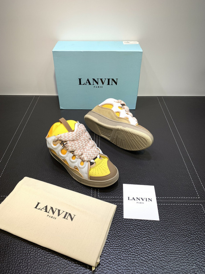 lanvin curb sneaker