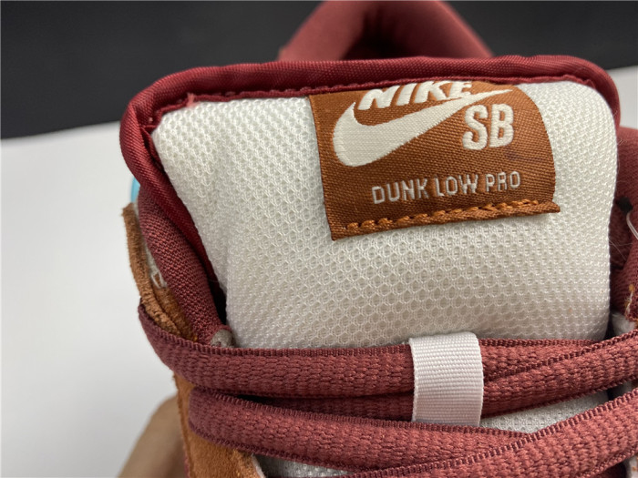 nike sb dunk low pro dark russet cedar bq6817-202