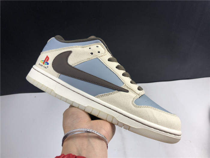 travis scott x playstation x nk sb dunk low cu1726-800