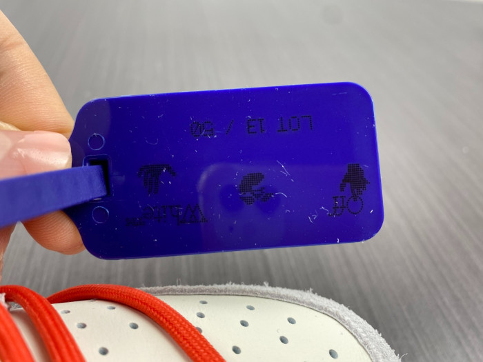 nike dunk low off-white lot 13 of 50 dj0950-110