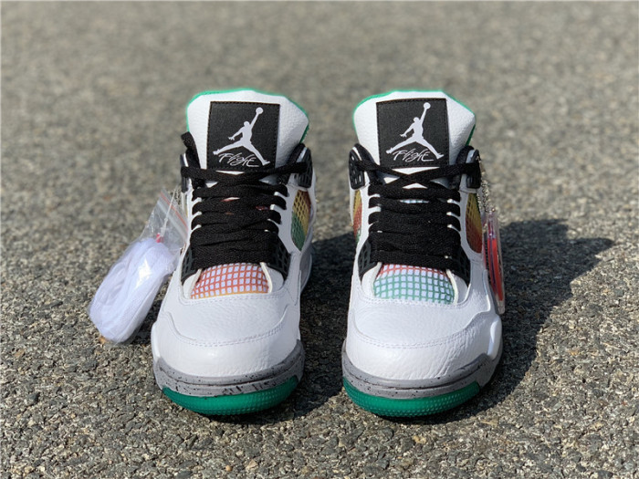 jordan 4 retro lucid green rasta (w) - aq9129-100