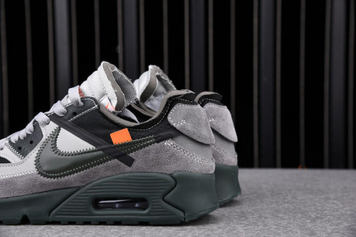 off-white nike air max 90 grey aa7293-002
