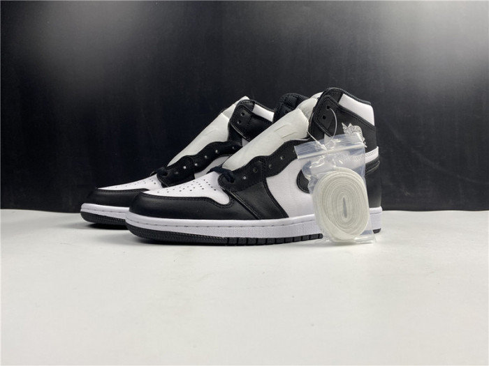 air jordan 1 retro high og ''black/white'' - 555088 010