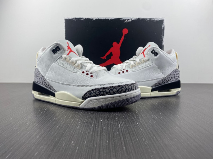 air jordan 3 white cement reimagined shoes 2023 dn3707-100