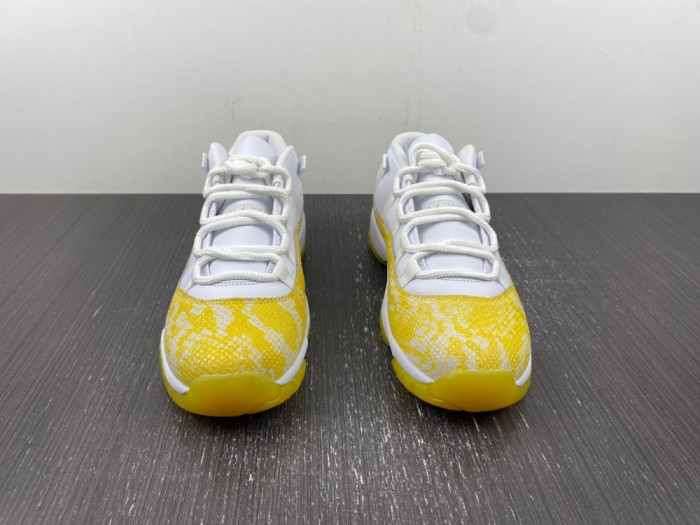 air jordan 11 low wmns “yellow snakeskin” ah7860-107