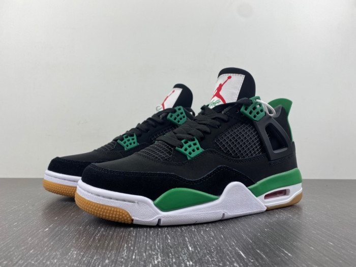nike sb x air jordan 4 black green 2023 dr5415-030