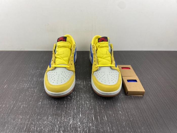 Travis Scott x Air Jordan 1 Low OG “Canary” DZ4137-700