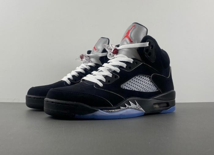 OFF WHITE AIR JORDAN 5 BLACK METALLIC REIMAGINED - HF3975-00