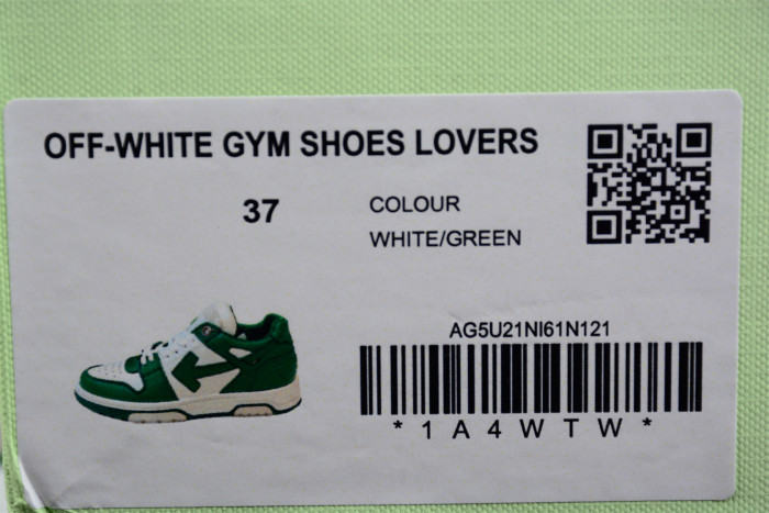 out of office low-top leather sneakers