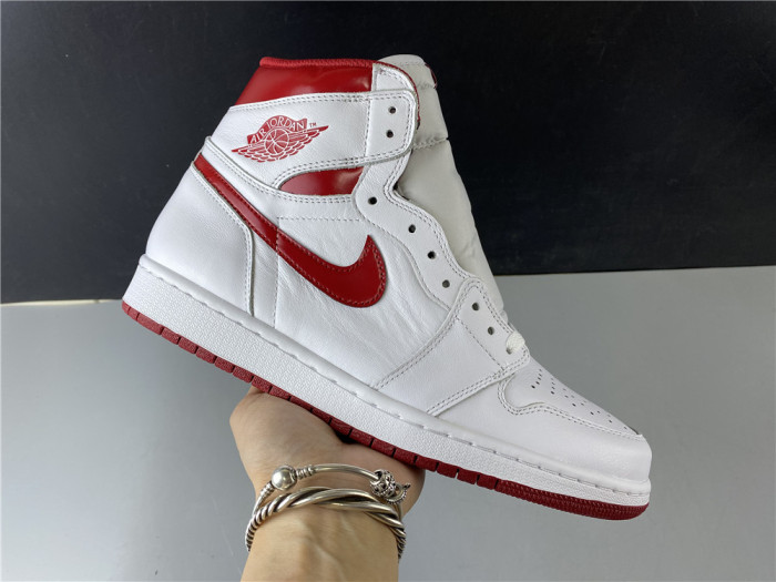 air jordan 1 retro high og "metallic red" - 555088 103