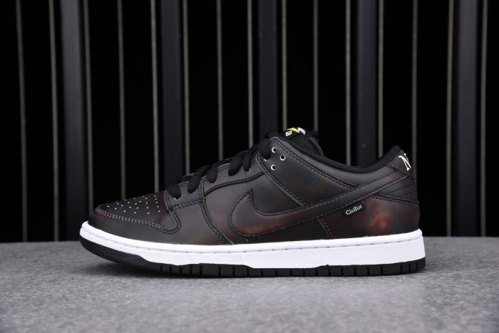 civilist x nike dunk low pro sb qs ''thermography'' - cz5123 001