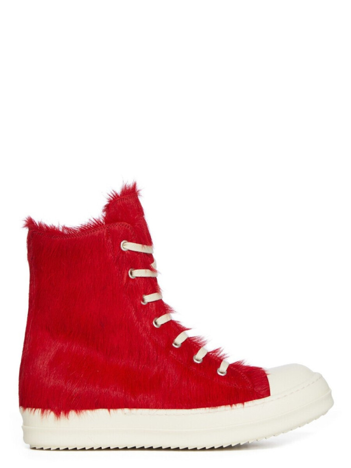 RICK OWENS GEOBASKET FUR SNEAKS 20250724
