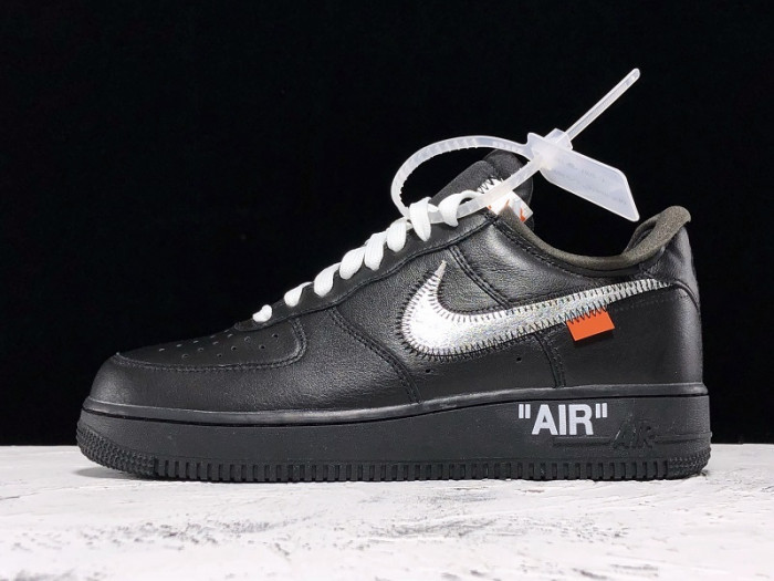 off-white x moma x nike air force 1 07 low black - av5210-001