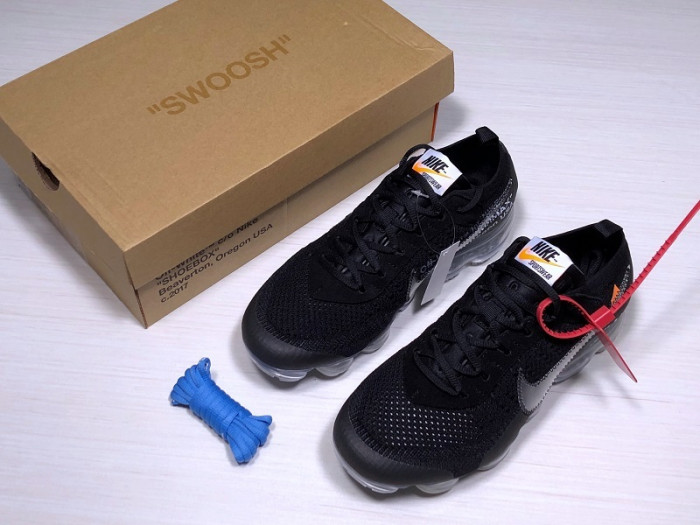 off-white x nike air vapormax fk black - aa3831-002