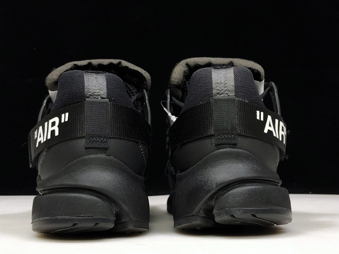 off-white x nike air presto black - aa3830-002