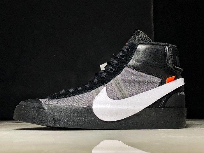 off-white nike blazer black - aa3832-001