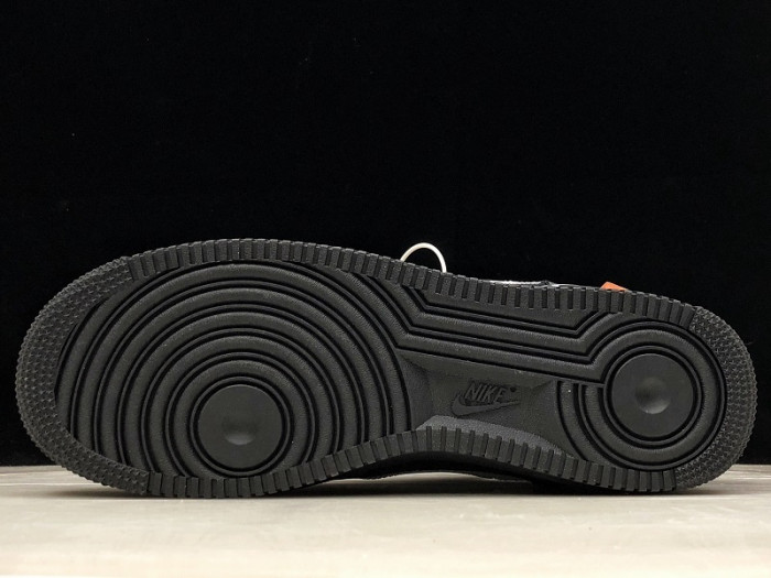 off-white nike air force 1 black - ao4606-001