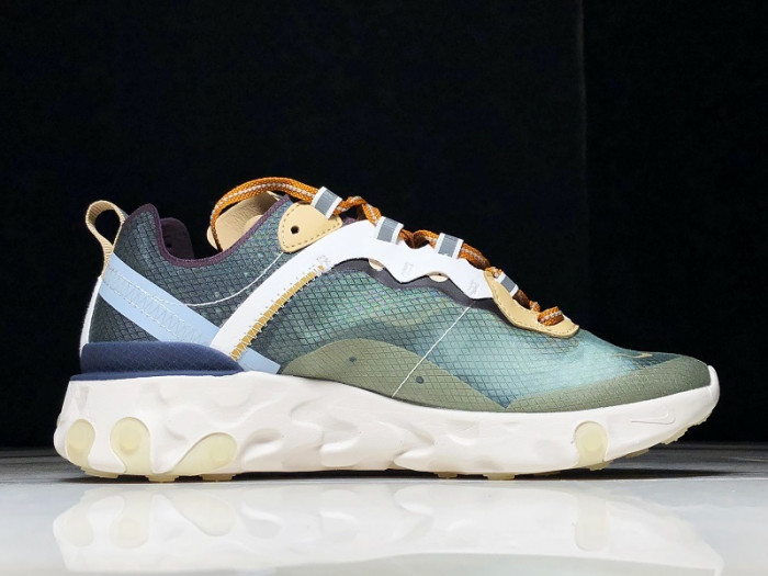 nike react element 87 undercover green mist bq2718-300