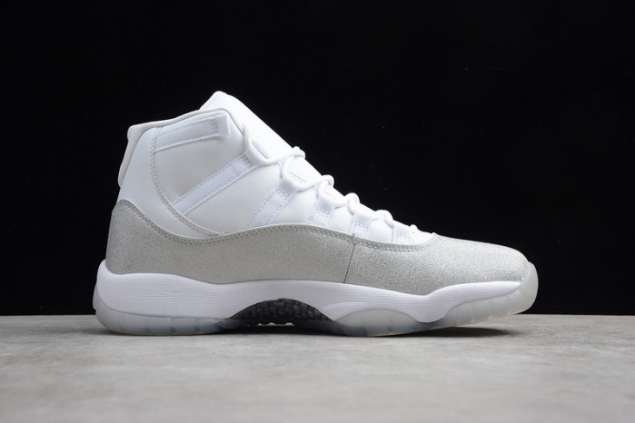 jordan 11 retro white metallic silver - ar0715-100