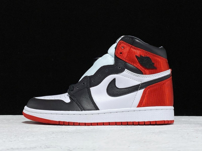jordan 1 retro high satin black toe - cd0461-016