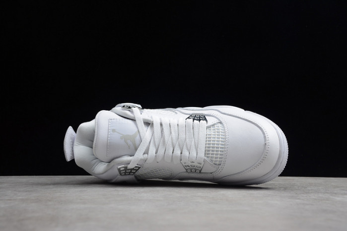 air jordan 4 retro “pure money” white mens 308497-100
