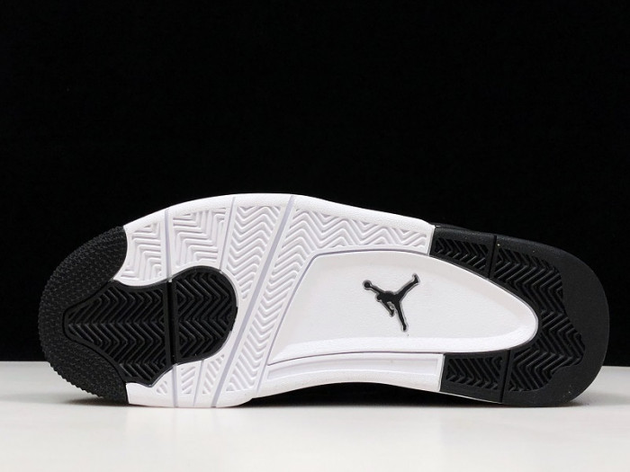 air jordan 4 “royalty” black/metallic gold-white mens 308497-032