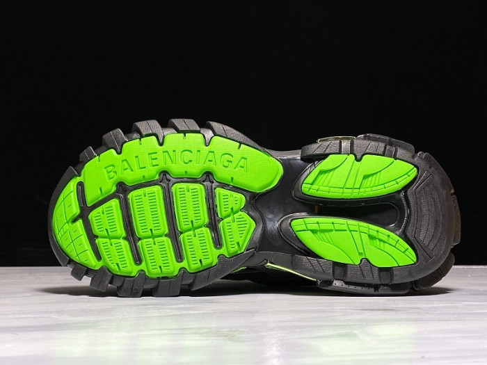 bl track trainers sneaker black yellow h903p065