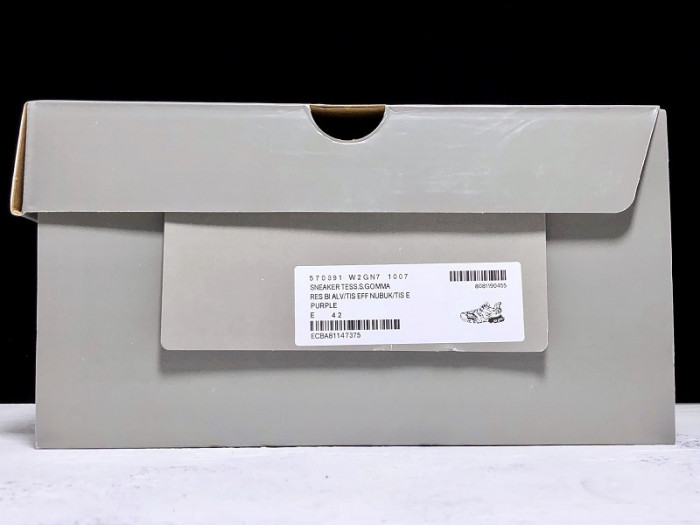 bl track trainers sneaker purple grey yellow h903p067