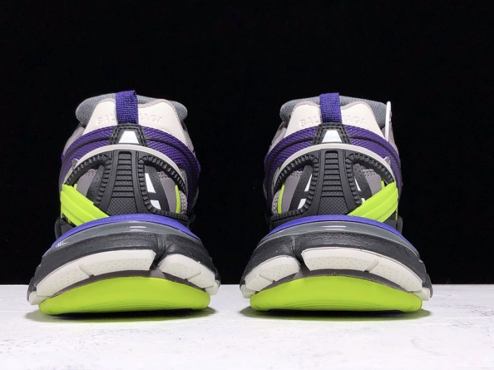 bl track trainers sneaker purple grey yellow h903p067