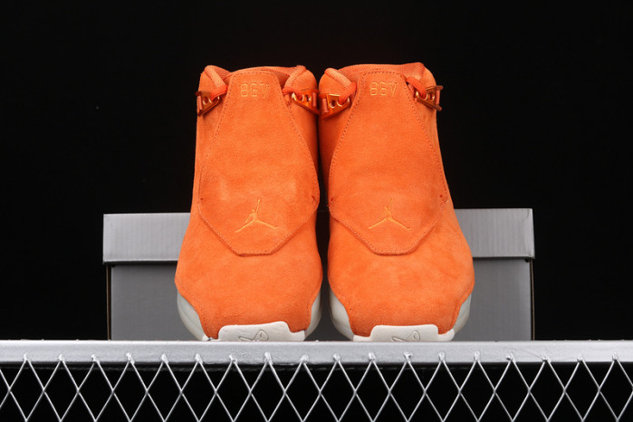 jordan 18 retro campfire orange - aa2494-801