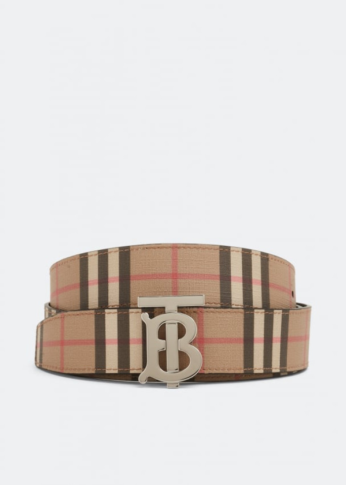 Reversible logo belt