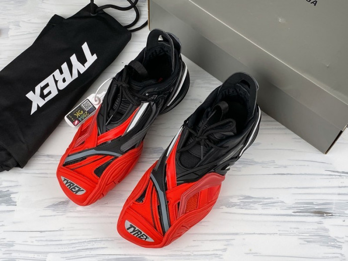 bl tyrex sneaker low top red black h903p80809