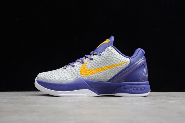 kobe vi white/purple/yellow cw2190-104
