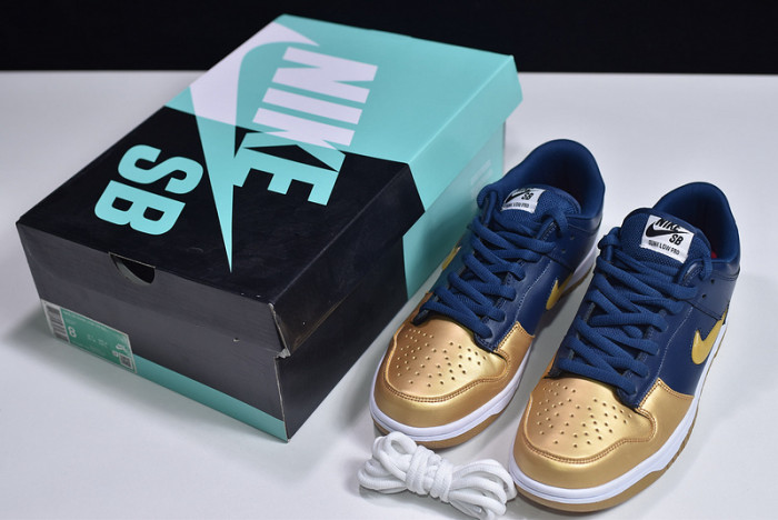 nike sb dunk low jewel swoosh gold - ck3480-700