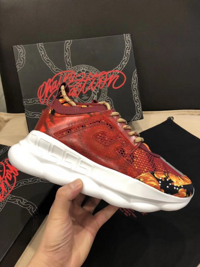 vse chain reaction red sneaker