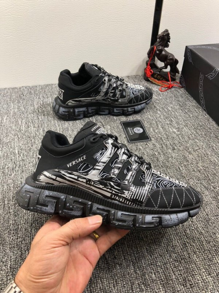 vse chain reaction black sneaker